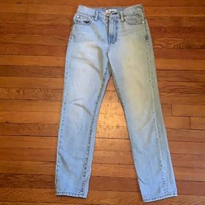 Madewell Summer Jeans